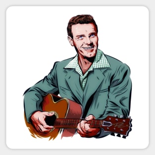 Eddy Arnold - An illustration by Paul Cemmick Sticker